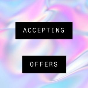 I Love Offers! Make me an offer on items you like ♡♡ Bundle to save even more ♡♡